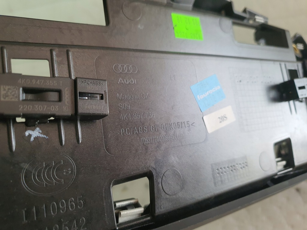 фото №10, Молдинг кронштейн декора консоли led audi a6 c8 a7