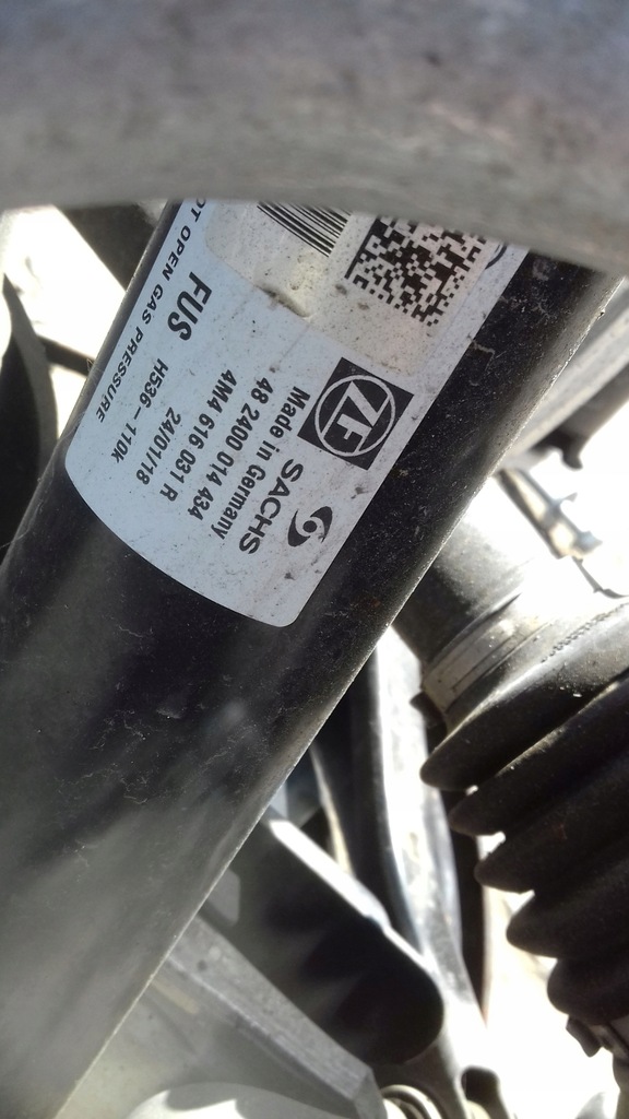 фото №13, Амортизатор задняя 4m4616031r vw touareg iii sachs