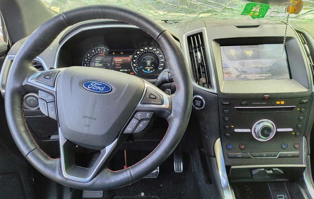 фото №14, Сидіння електрика пам'ять вентильовані підігрів заднє сидіння ford edge ii lift st-line