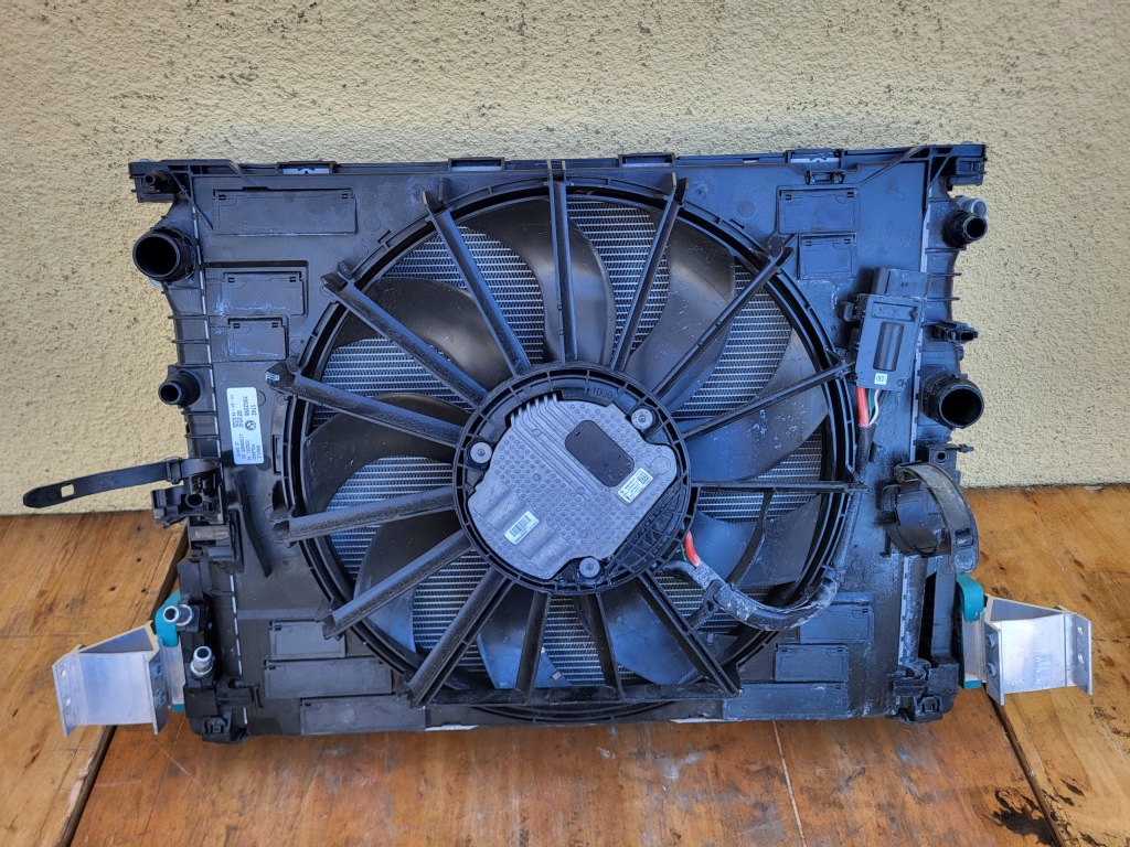 фото №8, Bmw 7 g11 g12 lift lci усилитель балка вентилятор защита радиатор