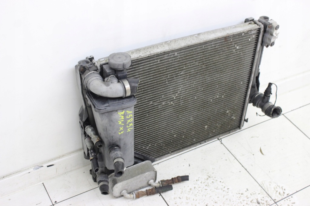 фото №5, Комплект радіатор бачок bmw x3 e83 2003r- 2.5 b