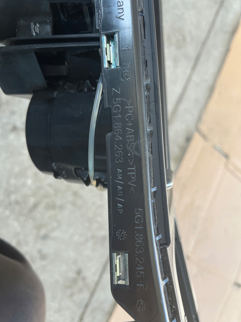 Volkswagen golf vii рамка накладка важіль перемикання передач  передач тунель 5g1863245f європа Зі Шроту