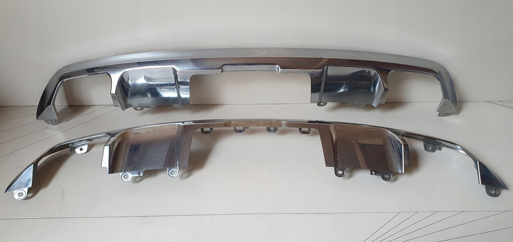 фото №11, Glk x204 w204 спойлер дифузор молдинг накладка бампера задня 2048857623