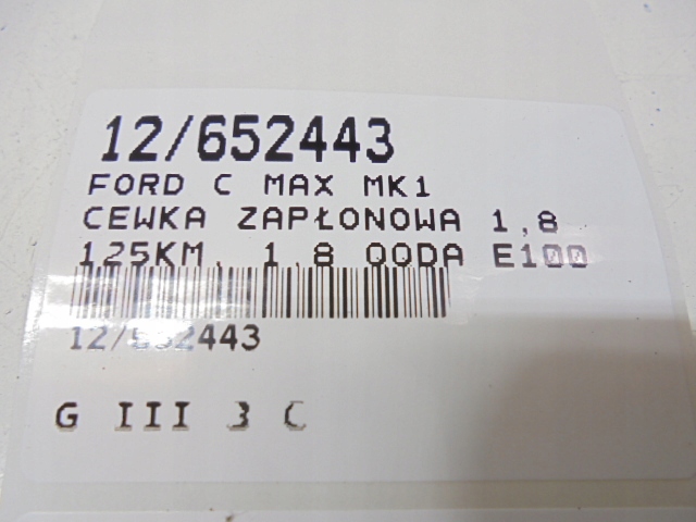 фото №7, Ford cmax mk1 катушка зажигания e100052 1,8 16v denckermann