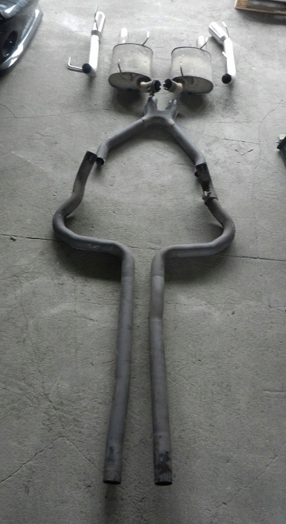 фото №1, Mustang 05-09 выхлоп гаситель труба корпус наконечник