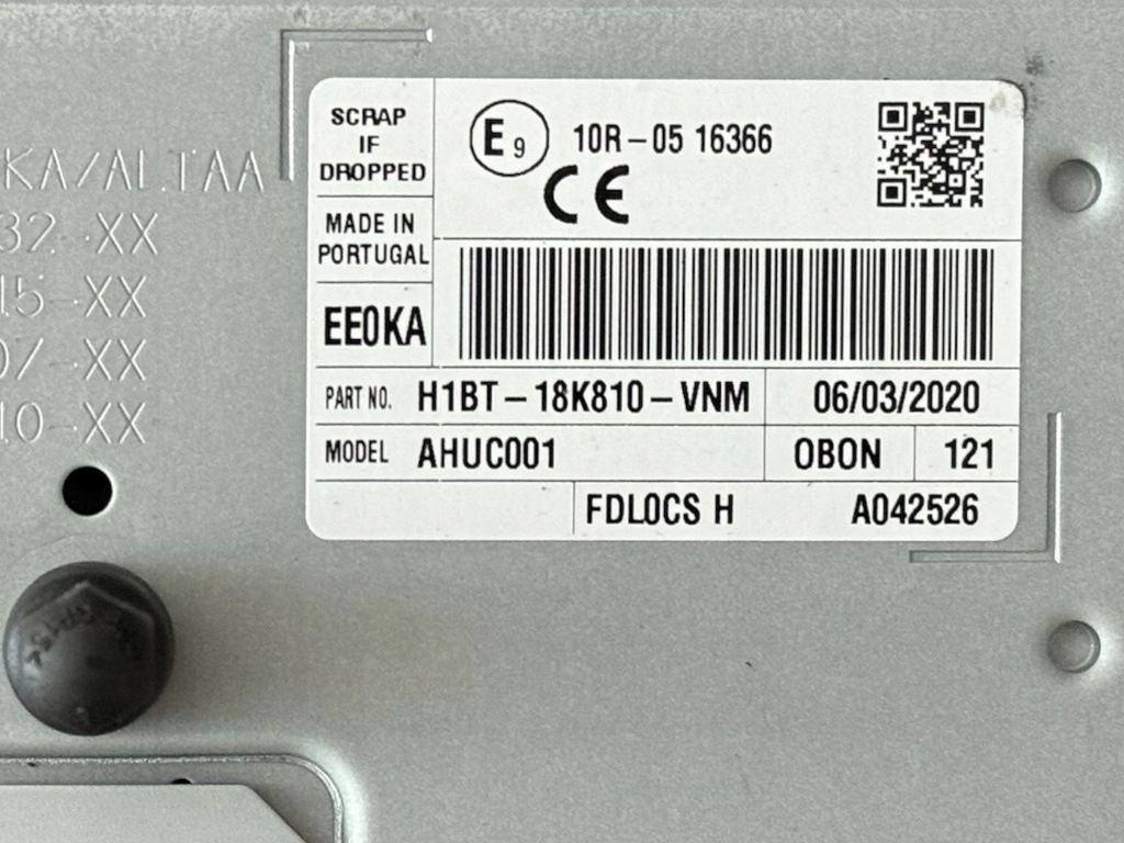 фото №13, Радио навигация считыватель дисплей комплект ford puma ii 2 lu5t-14g371-gkf