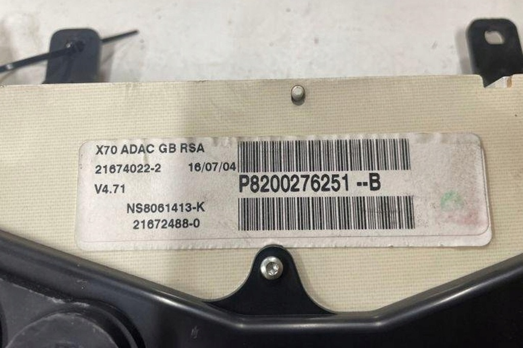 фото №1, Лічильник renault master ii фургон fd p8200276251 2.5l дизель 73kw 2004