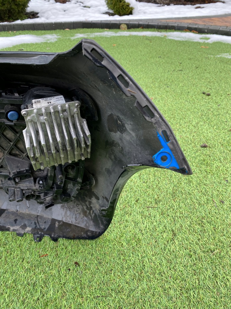 фото №8, Vw e-up e up lift 1s0 19- бампер перед led kpl