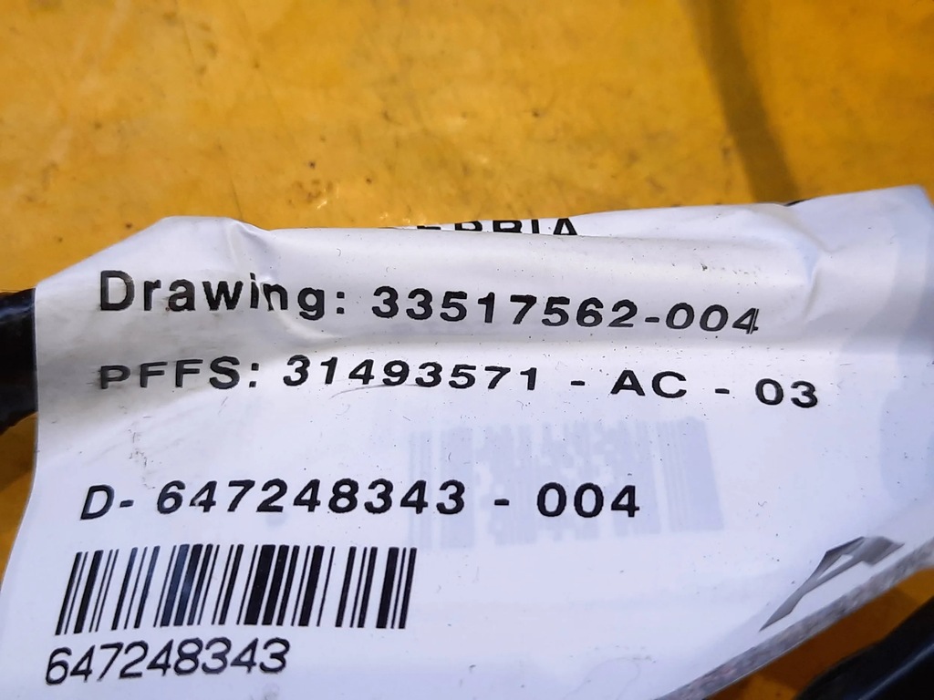 фото №10, Volvo v60 ii kombi жгут электропроводка салона 18r.-