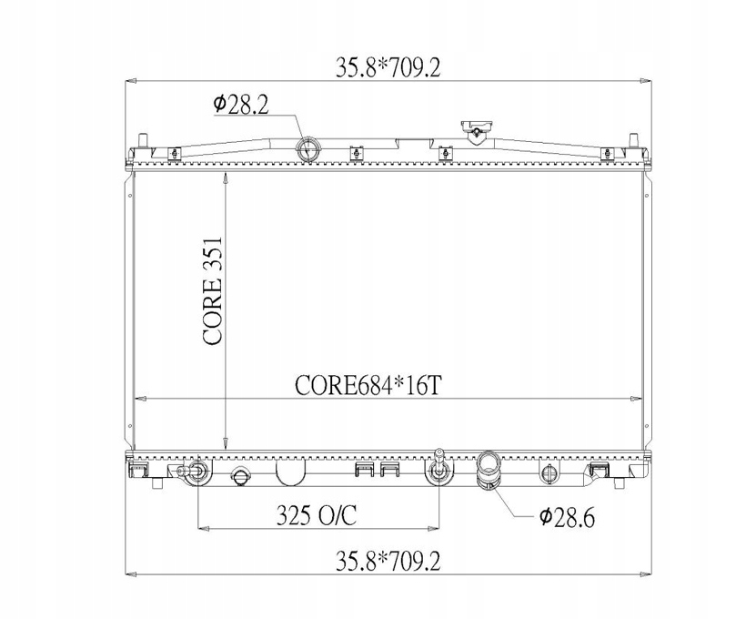 фото №1, Радіатор honda insight 09-