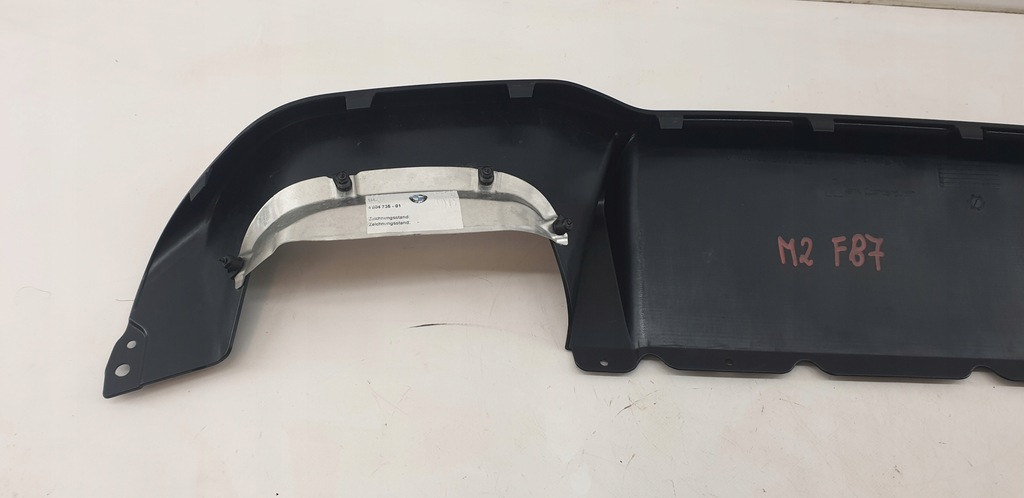 фото №10, Диффузор накладка спойлер dół бампера задняя задний задний bmw 2 m2 f87 8065275