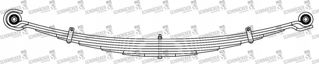 фото №1, Рессора iveco schomäcker 67402000, o.e. 98451693
