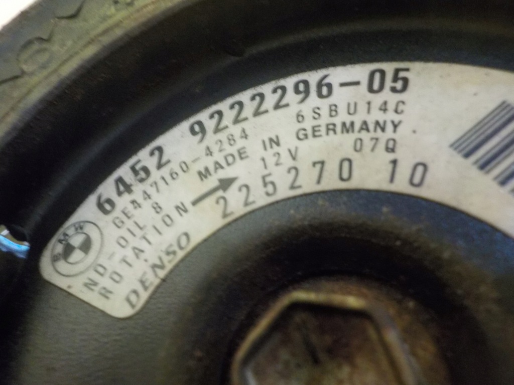 Bmw 1 f20 f30 1.6 b 14r 136km n13b16a компресор кондиціонера 447260-4691 Зі Шроту