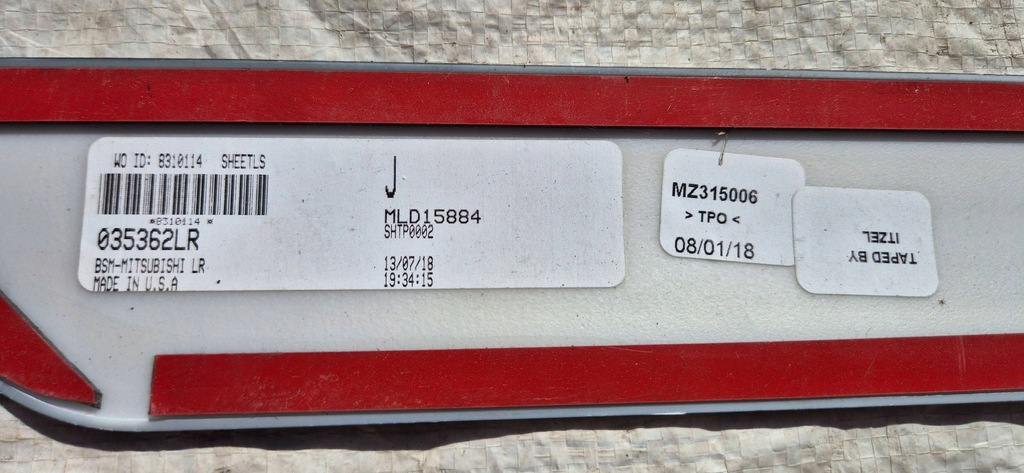 фото №12, Mitsubishi outlander iii lift 18- накладки середній двері lp lt pt nowe org