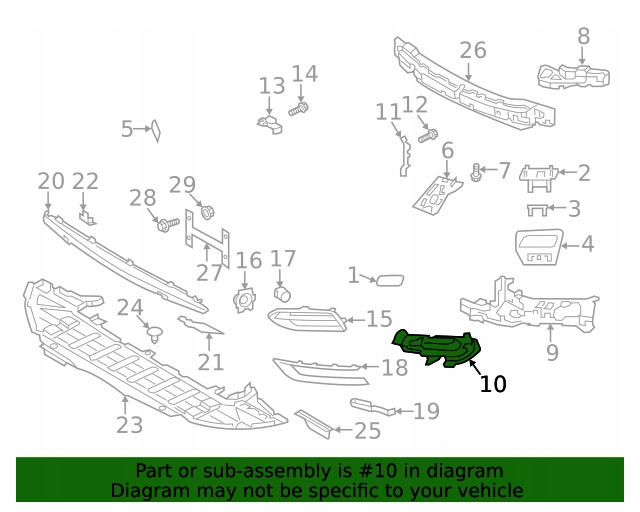 фото №1, Volvo s90 ii r-design кронштейн лівий протитуманна фара оригінальний номер 31