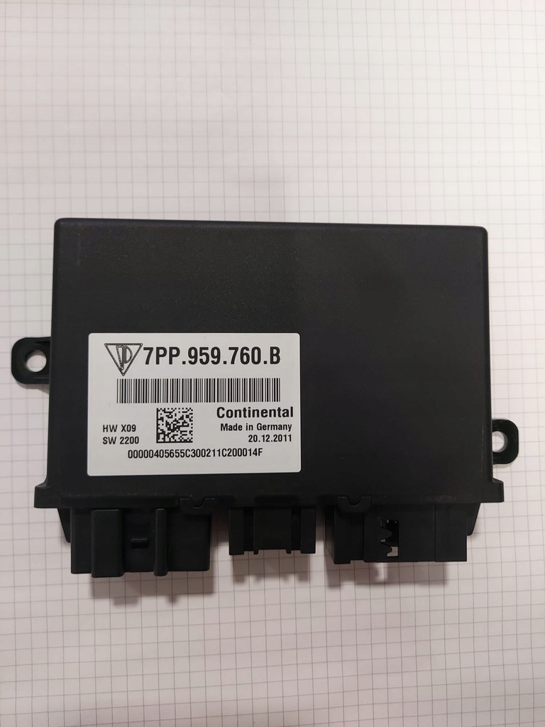 фото №1, Porsche cayenne модуль блок управления сиденье 7pp959760b