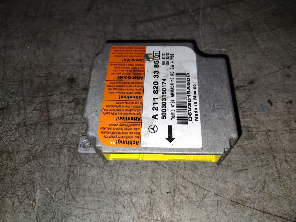 фото №7, Приборная панель приборная air bag mercedes w211