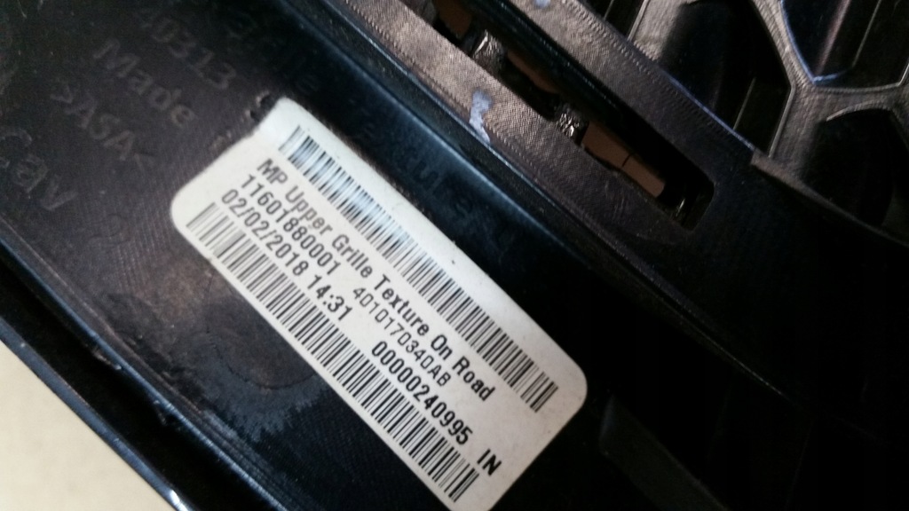 фото №7, Решітка радіатора решітка радіатора бампера jeep compass 5up86trmab