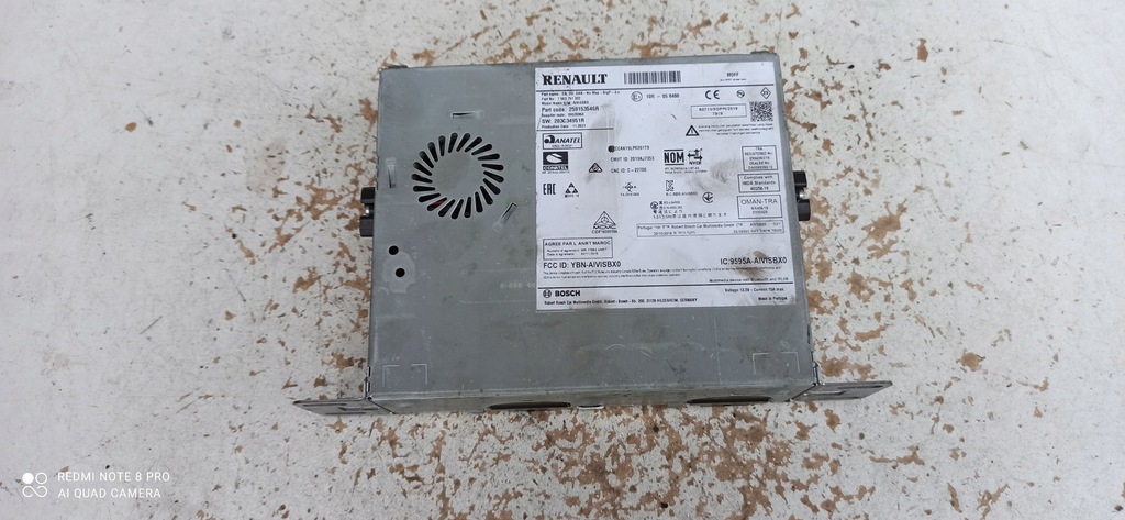 фото №1, Renault captur ii clio радио навигация 259153546r