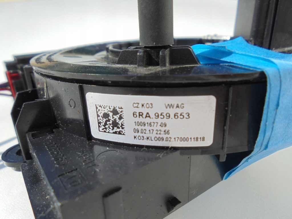 фото №6, Skoda rapid стрічка шлейф 6ra959653