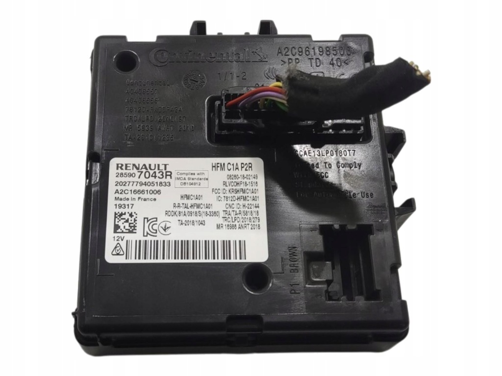 фото №1, Модуль блок управления hfm renault captur ii 2019-2024 285907043r