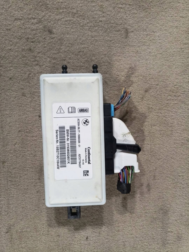 фото №1, Модуль подушка безпеки bmw 5 f10 2016 9385026