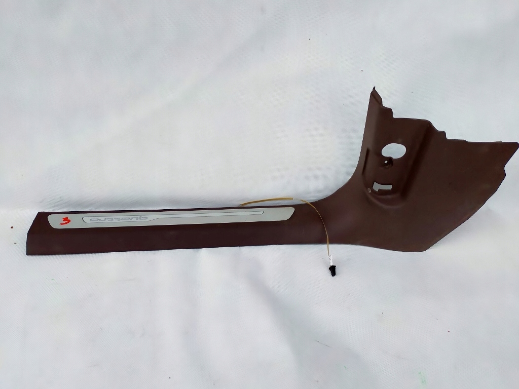 фото №1, Audi a8 d4 4h0 молдинг порог левый перед коричневая