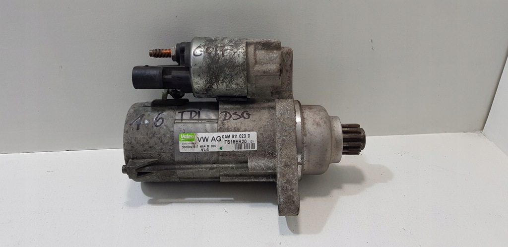 фото №1, Vw golf vi 1.6 tdi стартер dsg 0am911023d
