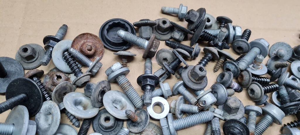 фото №8, A6 c8 4k болты винтики гайки крыльев бампер перед lz7s a7 4k