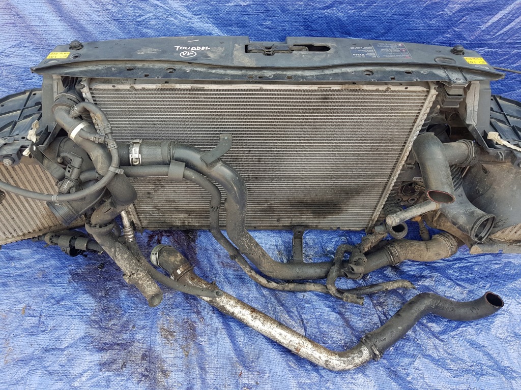 фото №8, Pas передний радиатор vw volkswagen touareg 7l 3.0 tdi