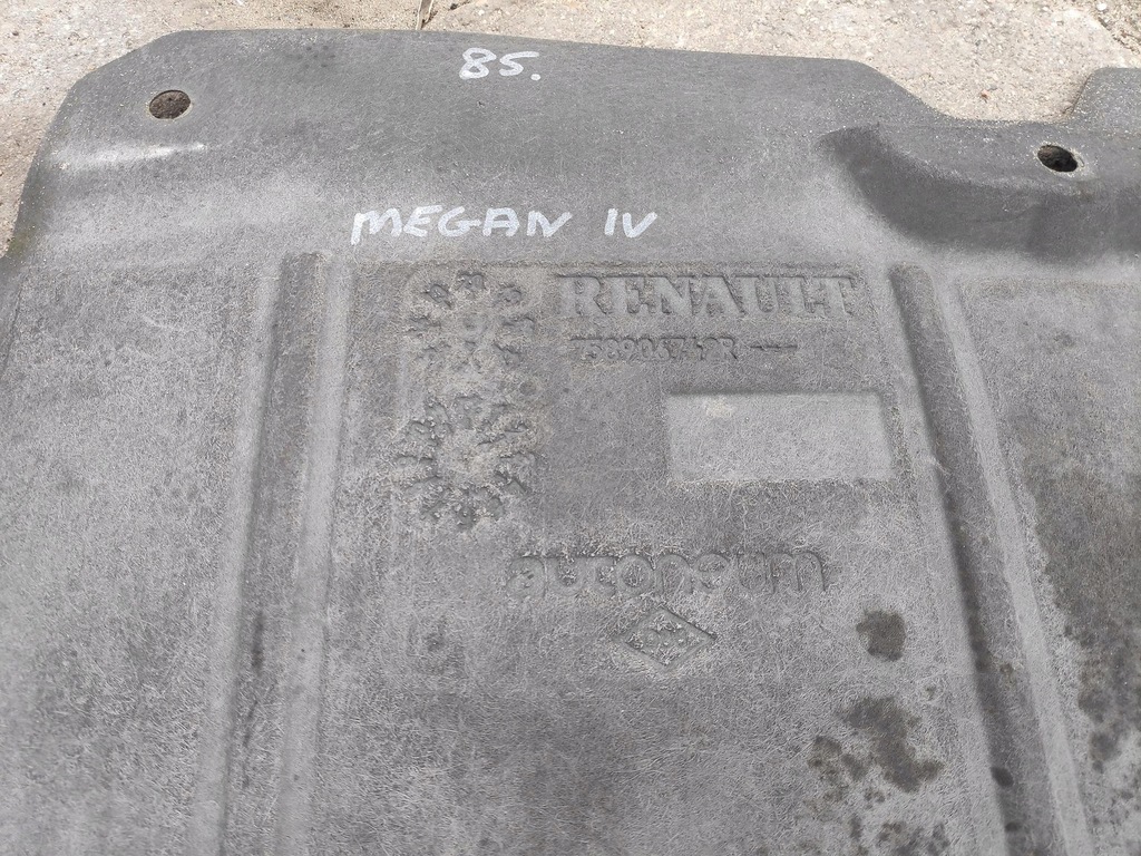 фото №5, Захист нижня двигуна плита pod двигун renault megane iv 758906742r