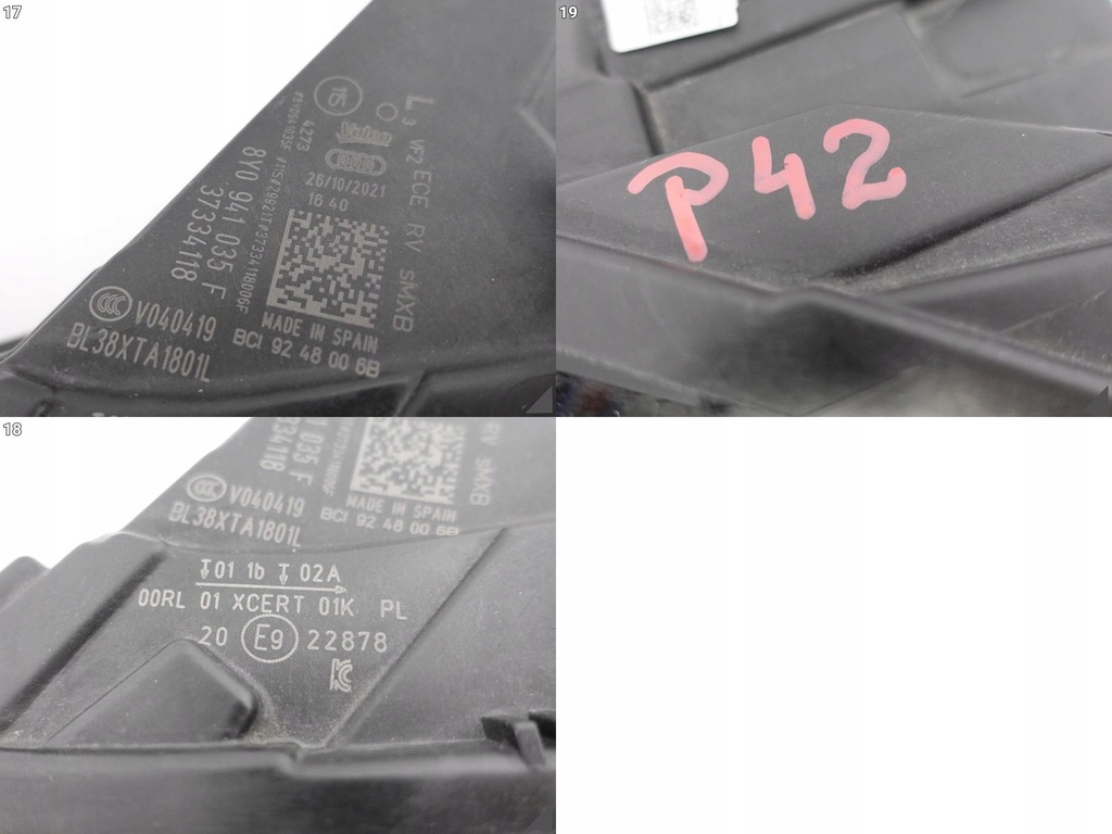 фото №12, Audi rs3 a3 s3 8y0 20- full led matrix лампа левая