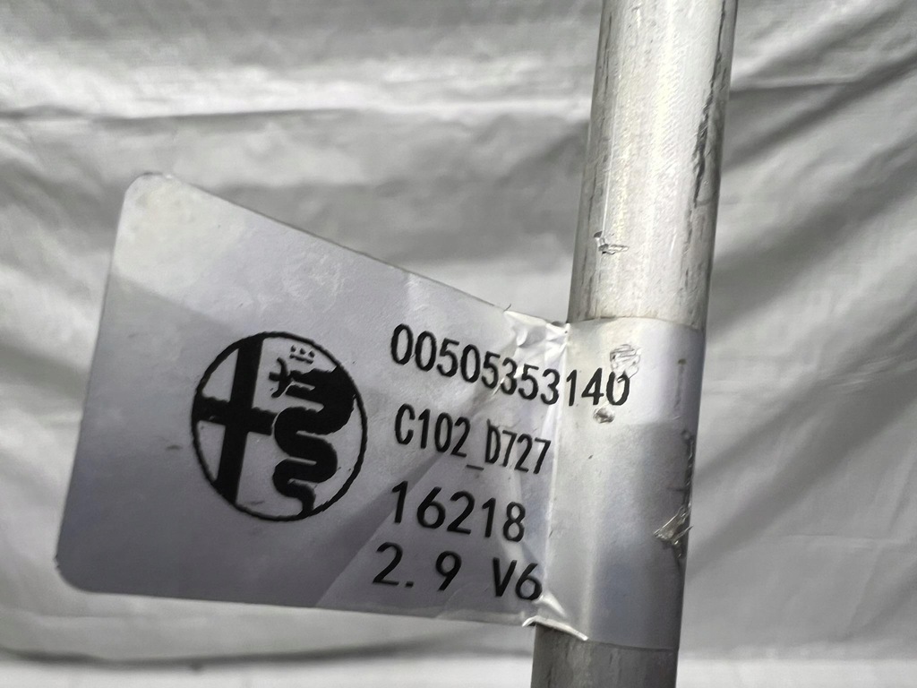 фото №2, Шланг кондиціонера alfa romeo stelvio quadrifoglio qv 50535314