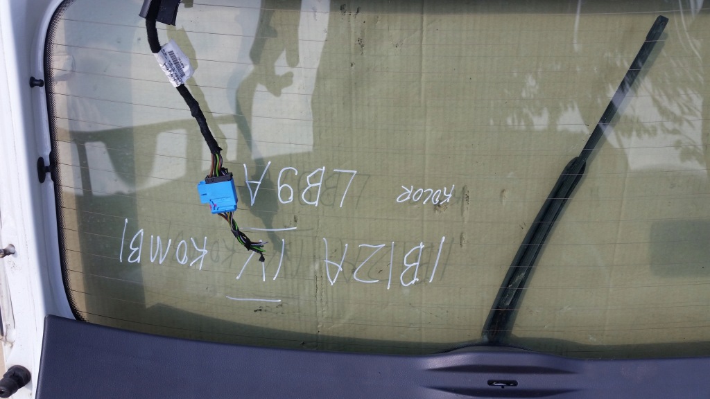 фото №8, Seat ibiza iv kombi крышка багажника багажника задняя lb9a