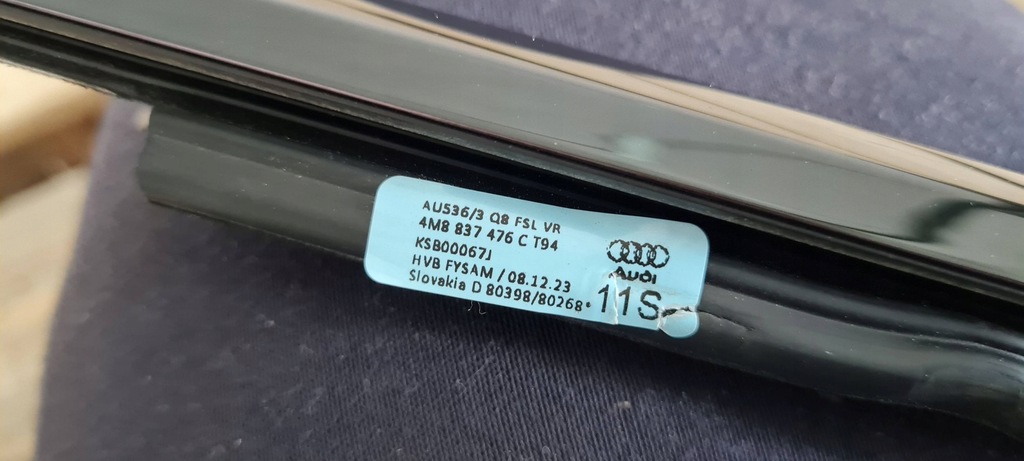 фото №13, Sq8 4m rsq8 q8 молдинг ущільнювач двері права перед sline 24r 4m8837476c