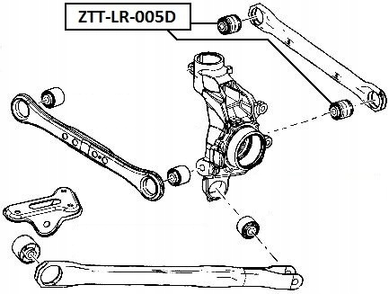 фото №2, Втулка важеля задня поперечний freelander ii 06-,