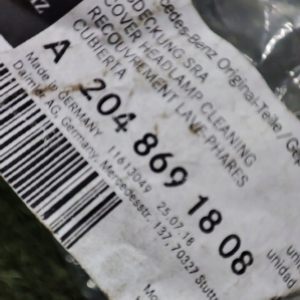 фото №5, Mercedes-benz оригінальний номер a2048691808 кришка, бампер