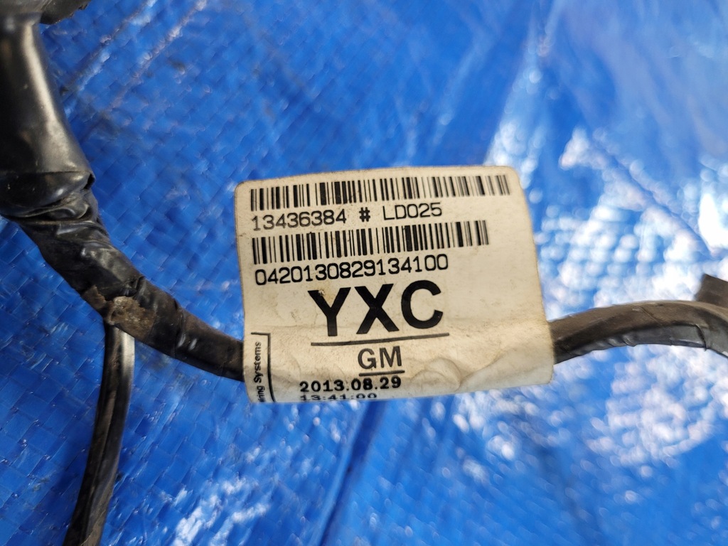 фото №7, Opel-części astra j жгут электропроводка дверь правая задняя задняя 13436384