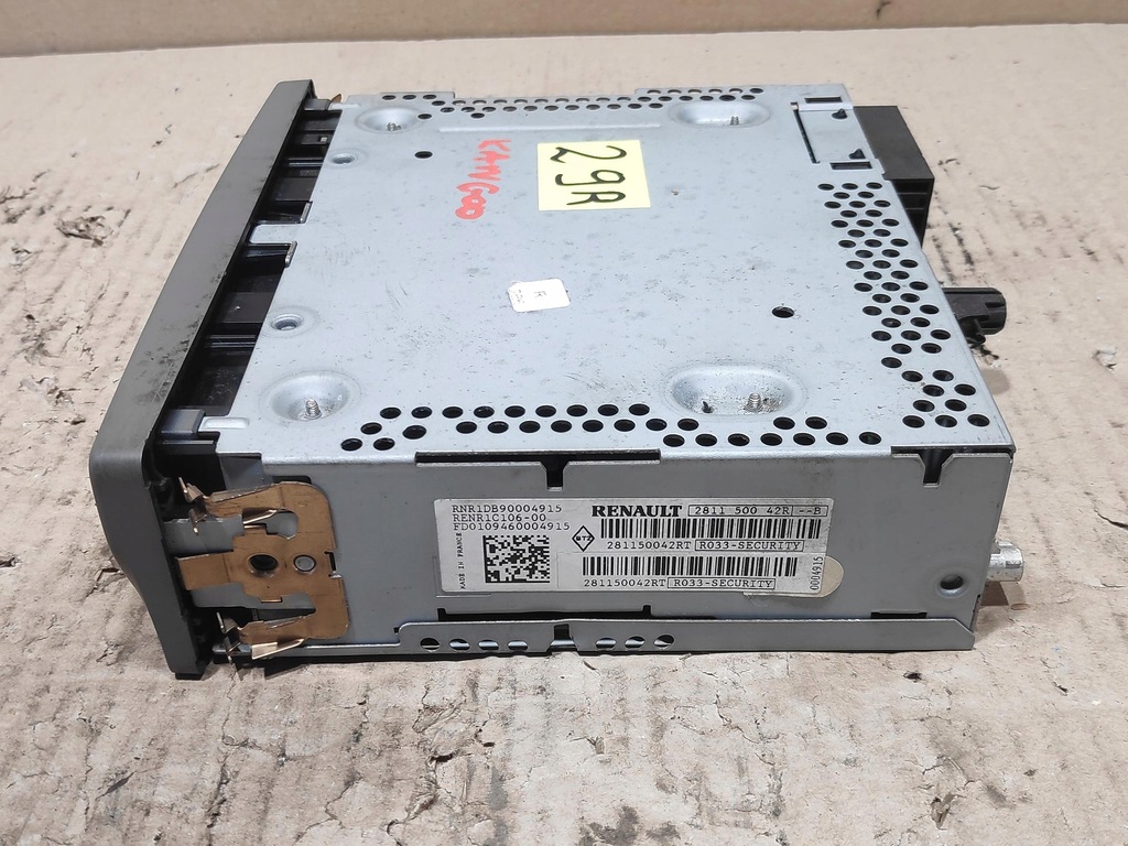 фото №3, Радио оригинальные заводской радиопроигрыватель cd renault kangoo ii 821150042r
