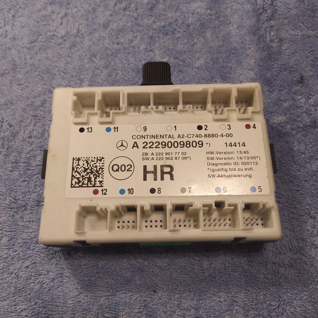 фото №1, Mercedes w222 модуль двері правий задня a2229009809