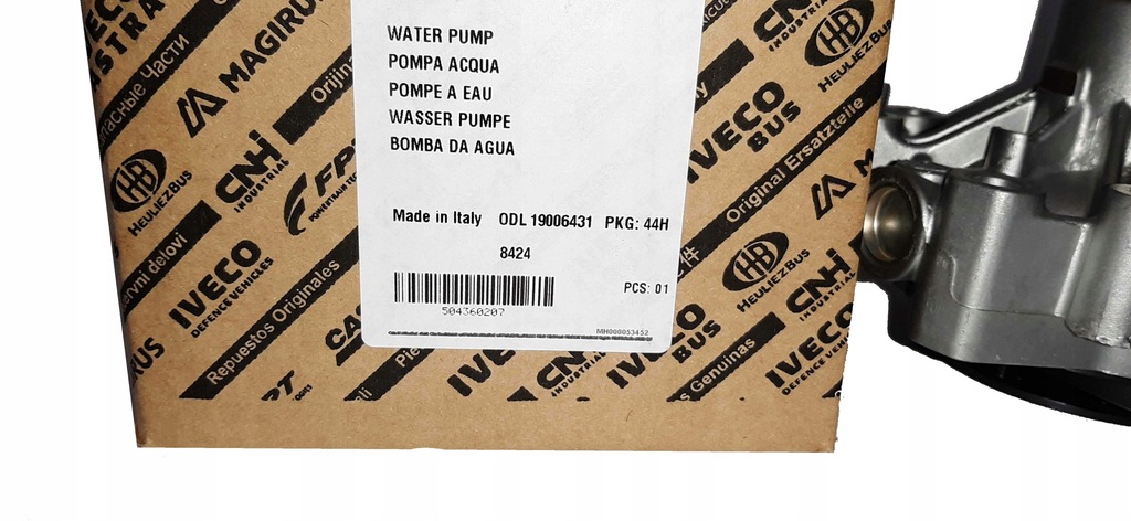 фото №1, Оригинальная насос wody iveco daily 3.0 - 504360207