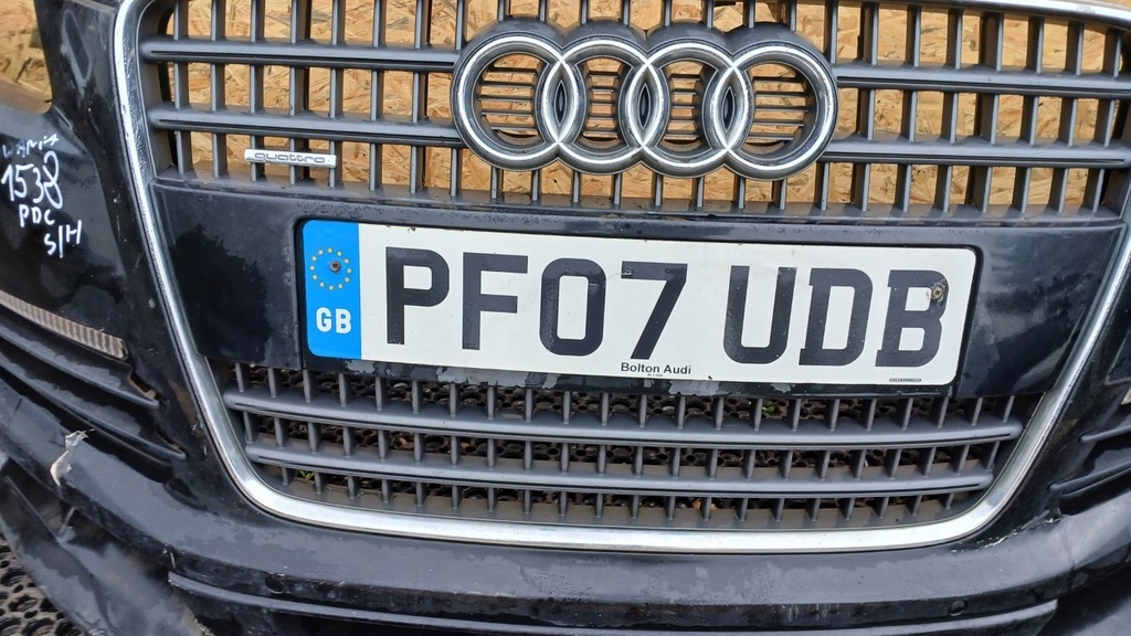 фото №7, Audi q7 4l бампер перед lc9x противотуманная фара pdc sprysk