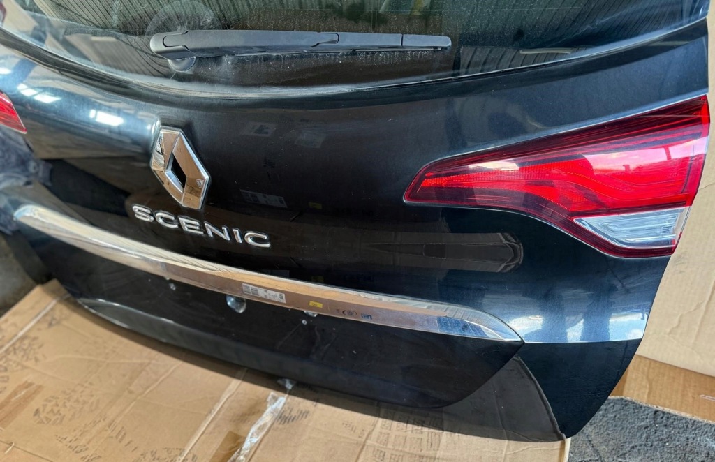 фото №5, Renault scenic iv крышка багажника задняя багажника лампы камера tegne стекло молдинг