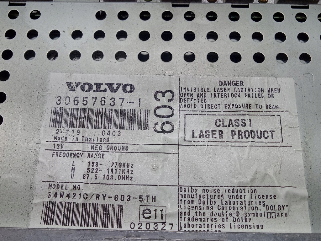 фото №8, Volvo s60 i радио cd кассета телефон 30657637-1