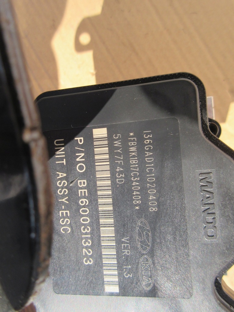 фото №4, Насос abs 58920-3u940 kia sportage iii 2010-2015r