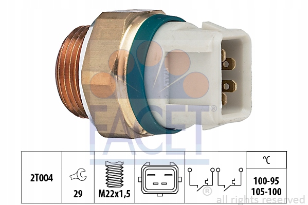 фото №1, Вимикач вентилятора радіатора ford scorpio, ierra