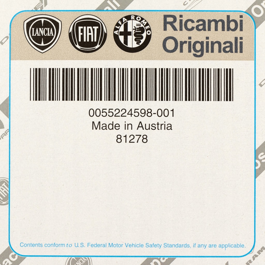 фото №8, Фильтр масла alfa romeo mito 0.9l mopar оригинальный номер 55224598