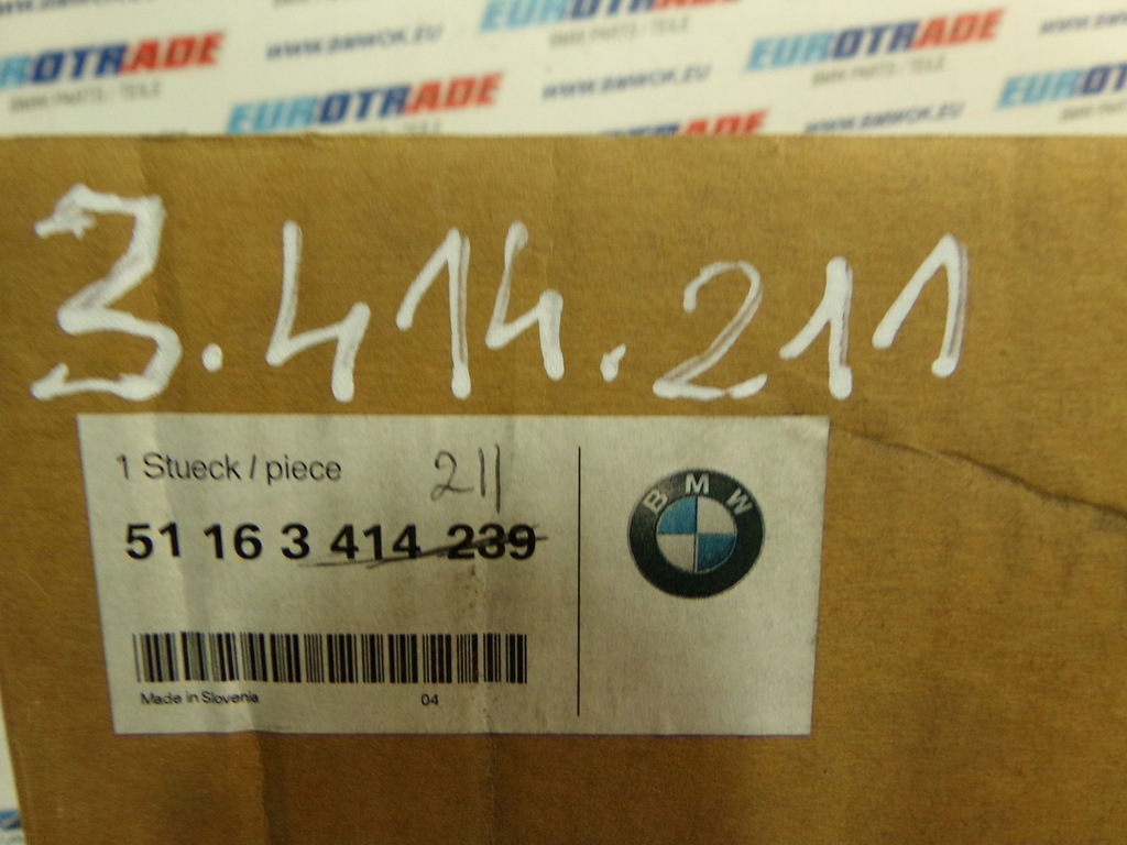 фото №10, Bmw x3 e83 подлокотник средний szaro чёрный 3414211 новый