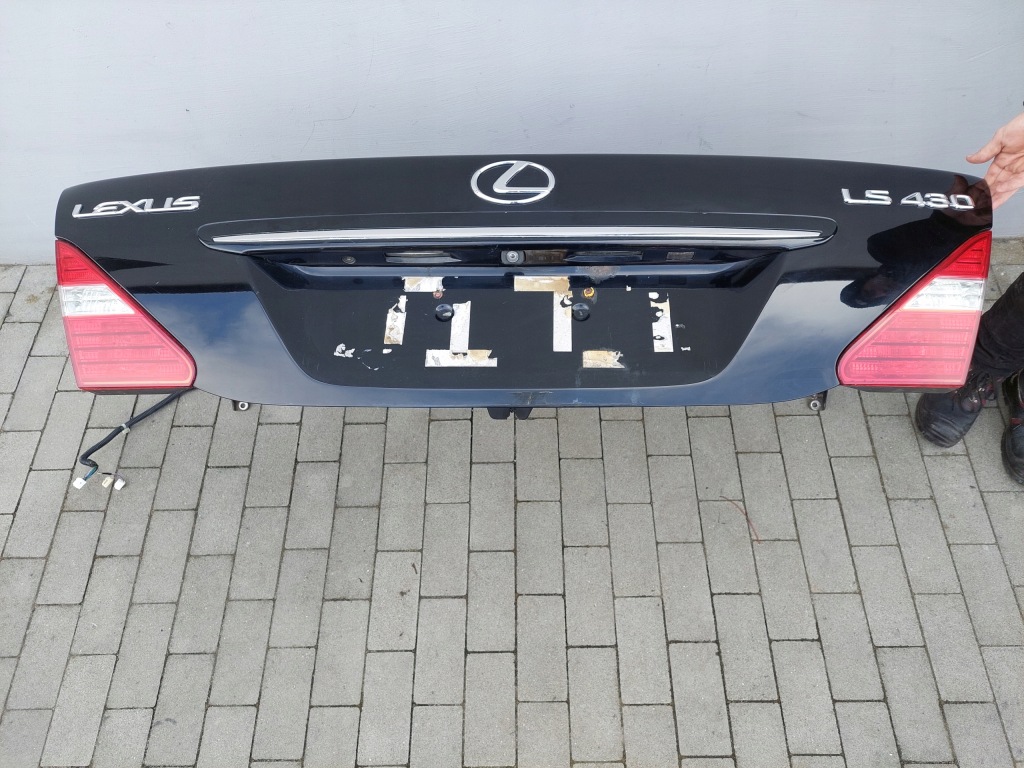 фото №4, Кришка багажника задня комплектна камера лампи lexus ls 430 lift