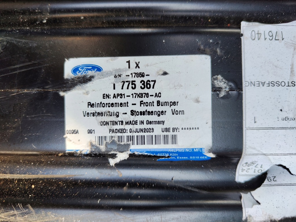 фото №7, Ford b-max балка усилитель бампера перед